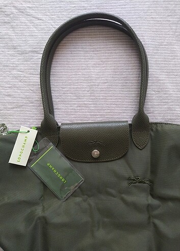  Beden Longchamp LE PLIAGE GREEN M TOTE BAG Forest - Recycled Canvas