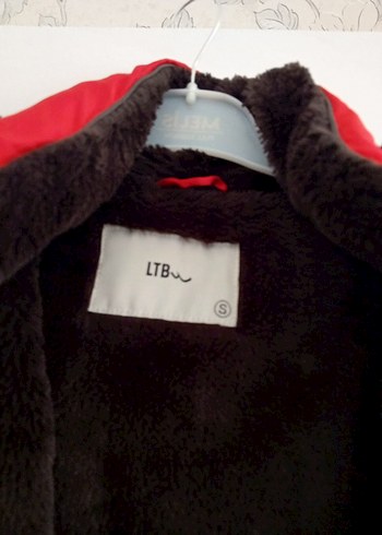 Kürklü Kırmızı Kadın Kışlık Mont - Görsel 14