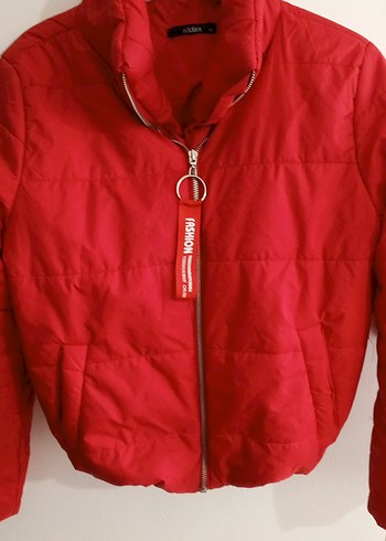 Addax bayan Kırmızı Minimalist Rozet - Görsel 6