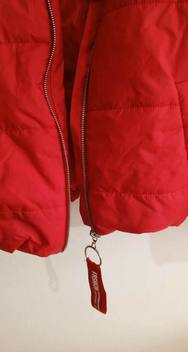 Addax bayan Kırmızı Minimalist Rozet - Görsel 4