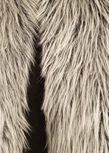 Gri Kürklü Kadın Yelek - Görsel 6