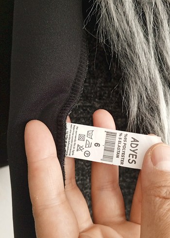 Gri Kürklü Kadın Yelek - Görsel 8