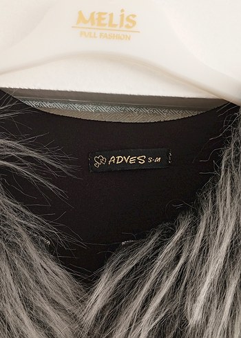 Gri Kürklü Kadın Yelek - Görsel 5