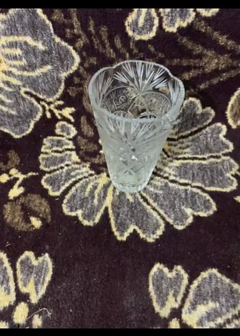 Desenli Kristal Vazo - Görsel 2