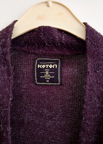 Koton Mor Örgü Yün Kadın Hırka