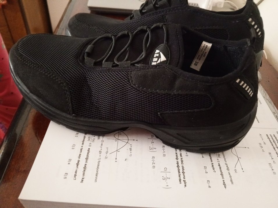 Siyah Bağcıklı Erkek Su Ayakkabısı - Görsel 4