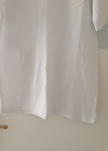 U.S Polo Assn. Beyaz Kısa Kollu Polo Yaka Pamuklu Tişört