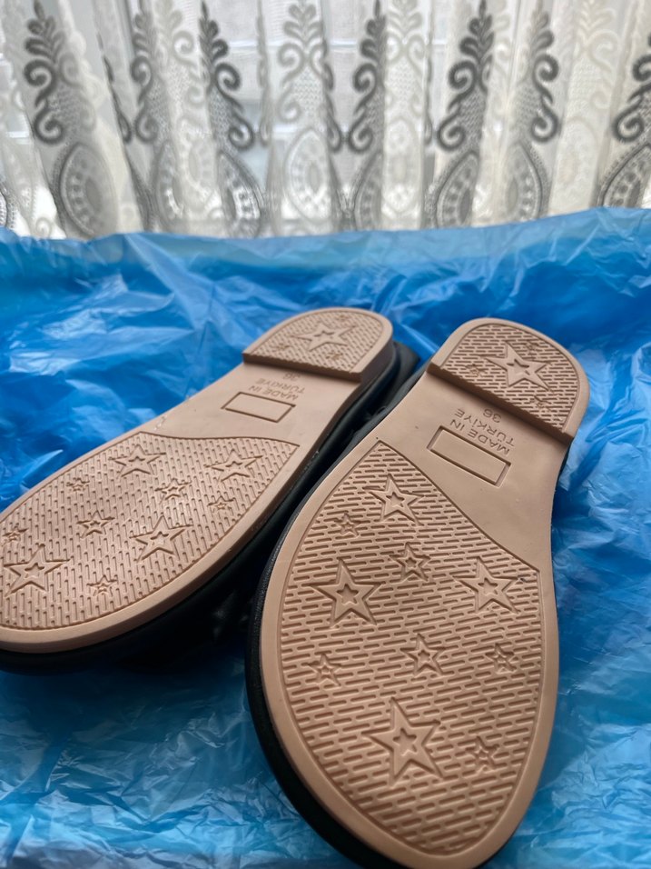 Siyah Elastik Bantlı Platform Kadın Sandalet - Görsel 2