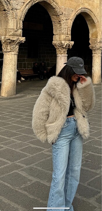 m Beden zara model kürk
