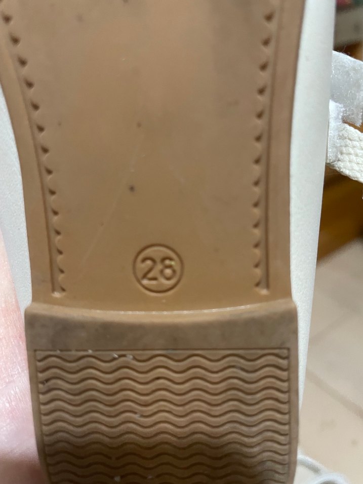 Kız Çocuk kırık Beyaz Fiyonklu Babet - Görsel 5