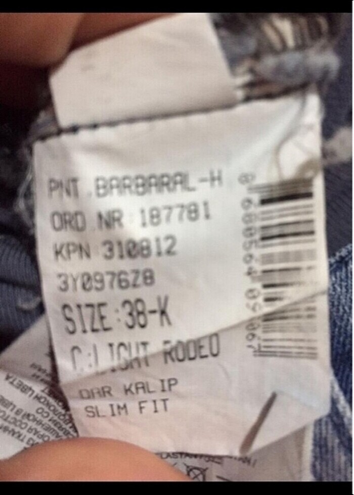 Hamile kot pantolon - Görsel 4