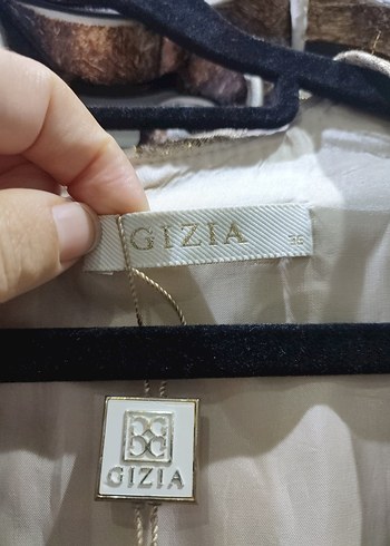 Bej Parlak V Yakalı Abiye Elbise - Görsel 7