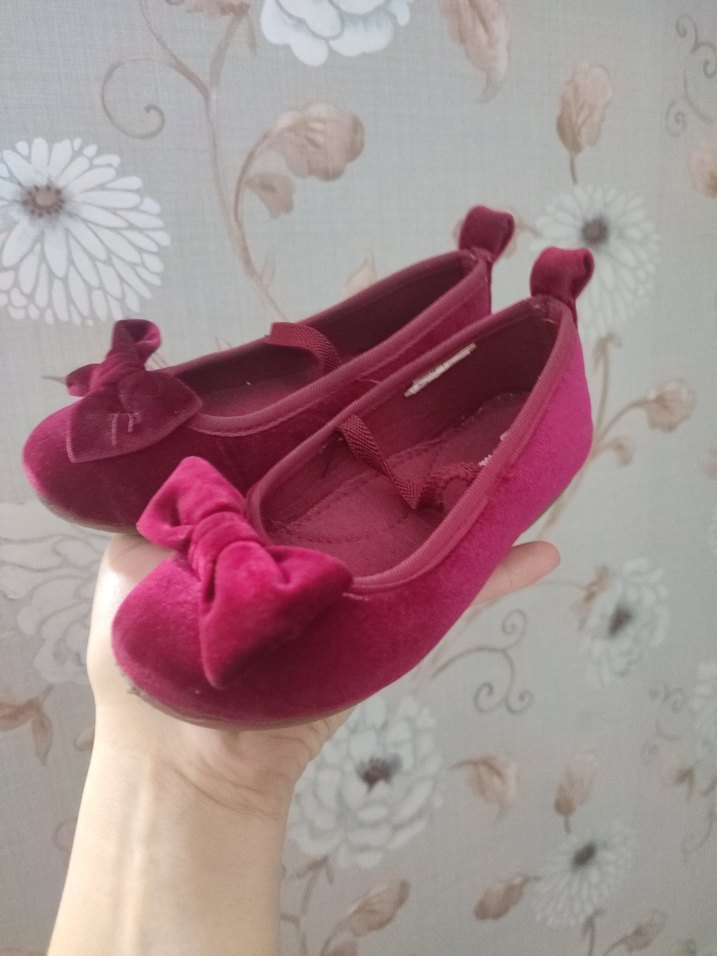 Bordo Çocuk Fiyonklu Babet - Görsel 3