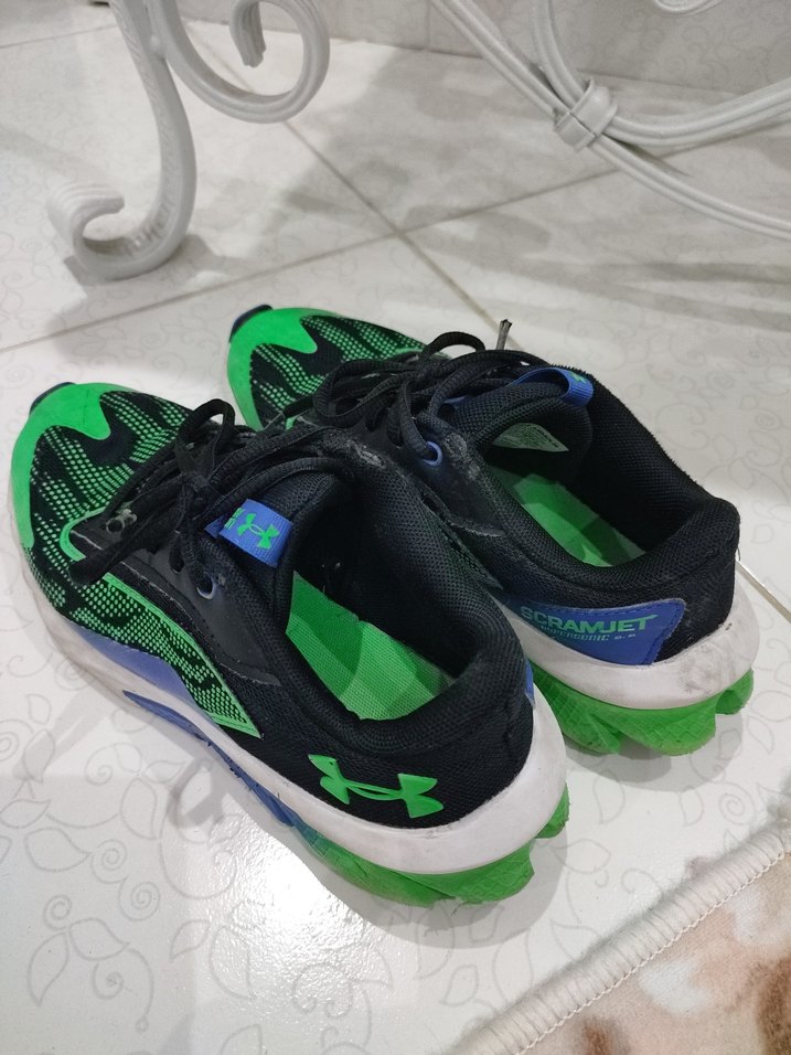 Yeşil Yılan Desenli Erkek Spor Ayakkabı - Görsel 4