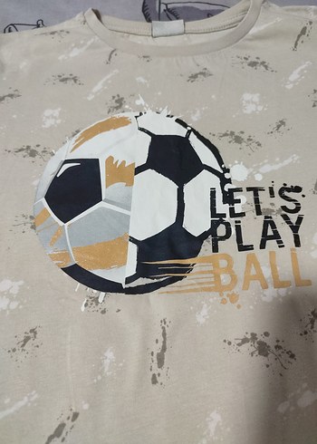 Baskılı Erkek Çocuk Kısa Kollu Tişört - Görsel 2