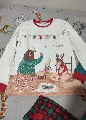 Erkek Çocuk Baskılı Uzun Kollu Örme Pijama Takımı - Görsel 2