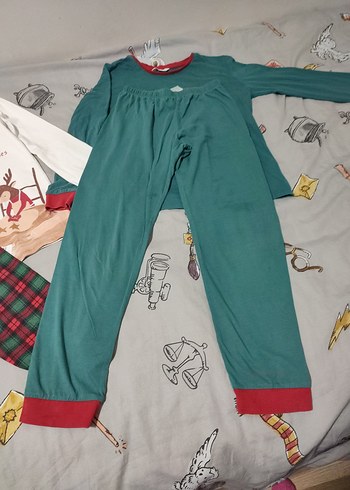 Erkek Çocuk Baskılı Uzun Kollu Örme Pijama Takımı - Görsel 7