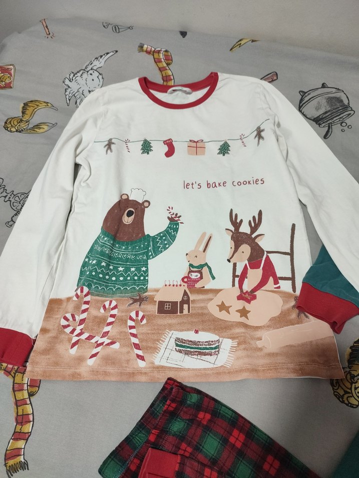 Erkek Çocuk Baskılı Uzun Kollu Örme Pijama Takımı - Görsel 2