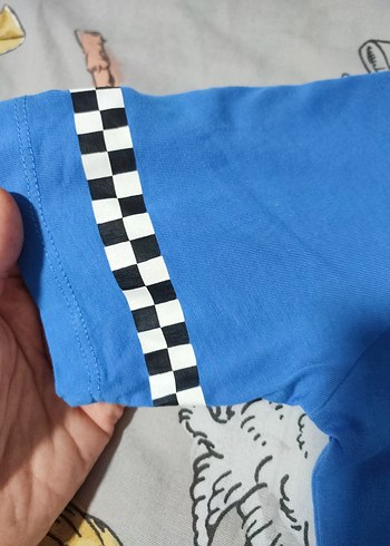 Erkek Çocuk Mavi Hot Wheels Baskılı Tişört - Görsel 4