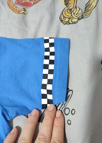 Erkek Çocuk Mavi Hot Wheels Baskılı Tişört - Görsel 3