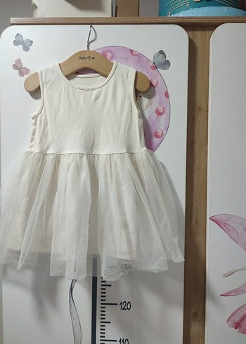 Pembe Kapüşonlu Kız Elbise Tül Etekli le mabelle - Görsel 5