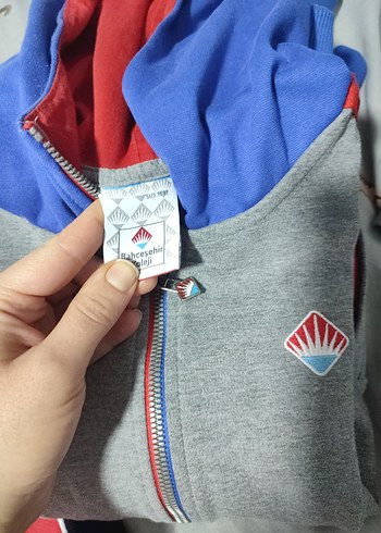 Fermuarlı Gri Erkek Çocuk Eşofman Altı - Görsel 7