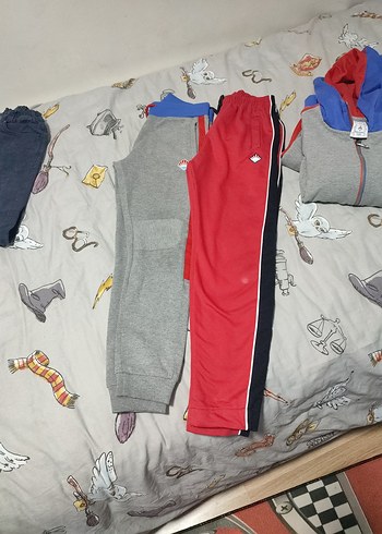 Fermuarlı Gri Erkek Çocuk Eşofman Altı - Görsel 10