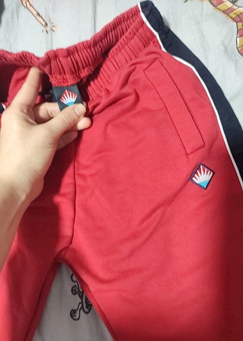 Fermuarlı Gri Erkek Çocuk Eşofman Altı - Görsel 12