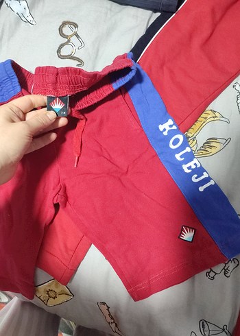 Fermuarlı Gri Erkek Çocuk Eşofman Altı - Görsel 3