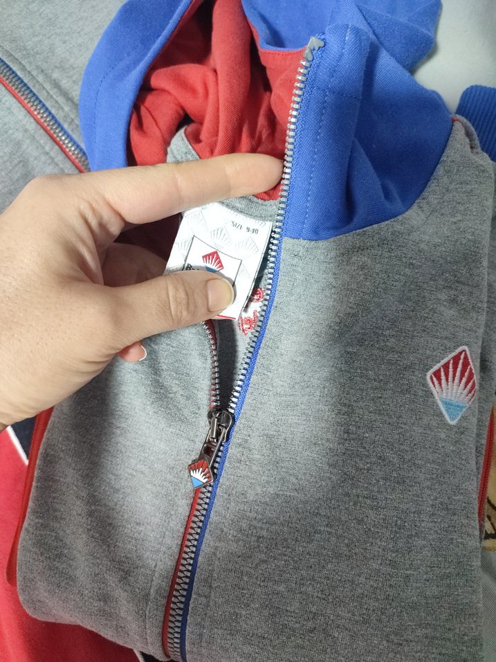 Fermuarlı Gri Erkek Çocuk Eşofman Altı - Görsel 2