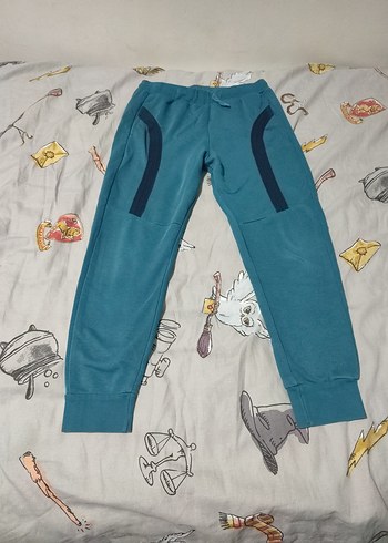 Erkek Çocuk Mavi Fermuarlı Rahat Eşofman - Görsel 4