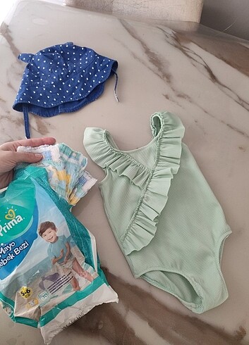 LC Waikiki Mayo şapka mayo bez deniz patiği hediyeli