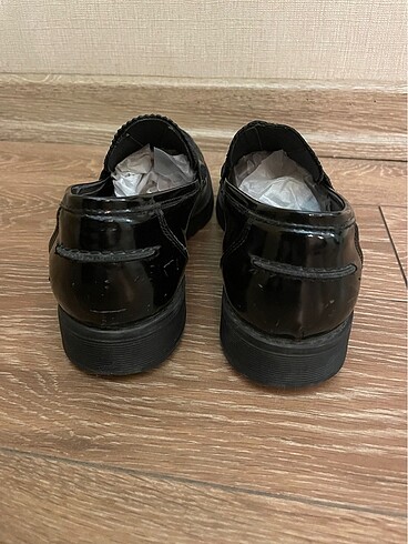 38 Beden siyah Renk Hotiç Siyah Rugan Ayakkabı