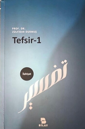 İlahiyat tefsir 1 kitabı Zülfikar durmuş