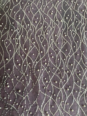 İnci ve pul işlemeli duvak - Görsel 8