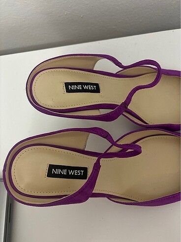 37 Beden mor Renk Nine west kadın topuklu