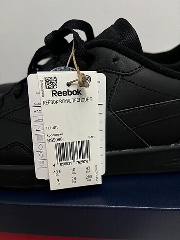 43 Beden siyah Renk Reebok erkek ayakkabı