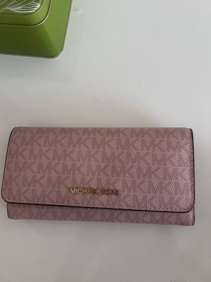 Michael Kors Bej Deri Kadın Cüzdan - Görsel 2