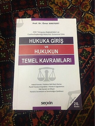 Hukuka giriş ve hukukun temel kavramları | Prof.Dr.Ömer Anayurt