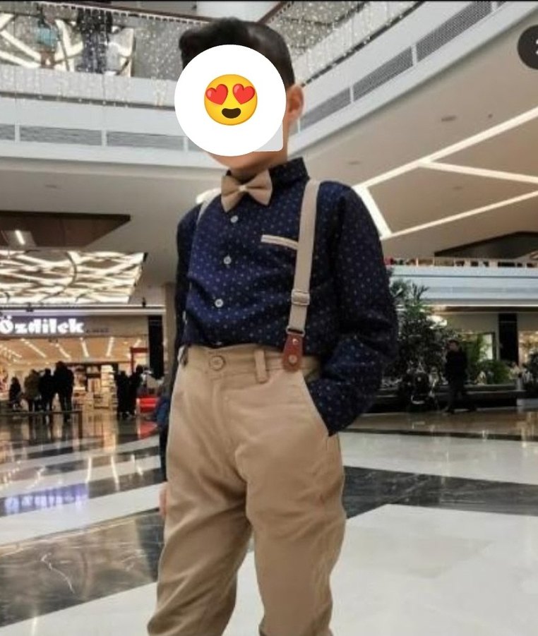 Erkek Bebek Bohem Uzun Kollu Gömlek Seti - Görsel 3