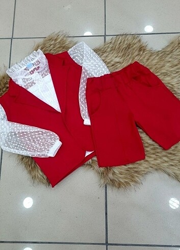 5 Yaş Beden beyaz Renk 4 lü set takim