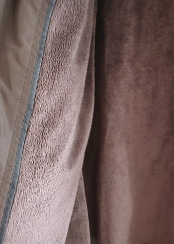 Düğmeli Kahverengi Deri Kadın Uzun Kaban - Görsel 4