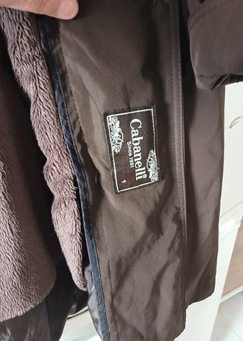 Düğmeli Kahverengi Deri Kadın Uzun Kaban - Görsel 3