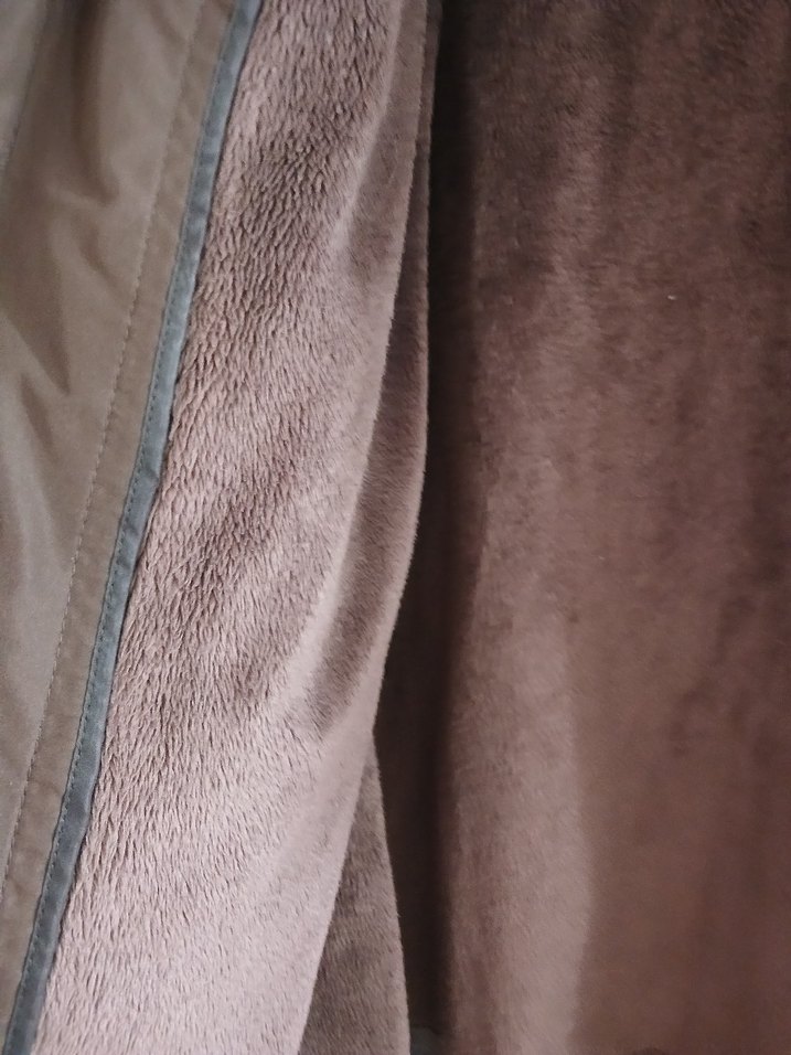 Düğmeli Kahverengi Deri Kadın Uzun Kaban - Görsel 4