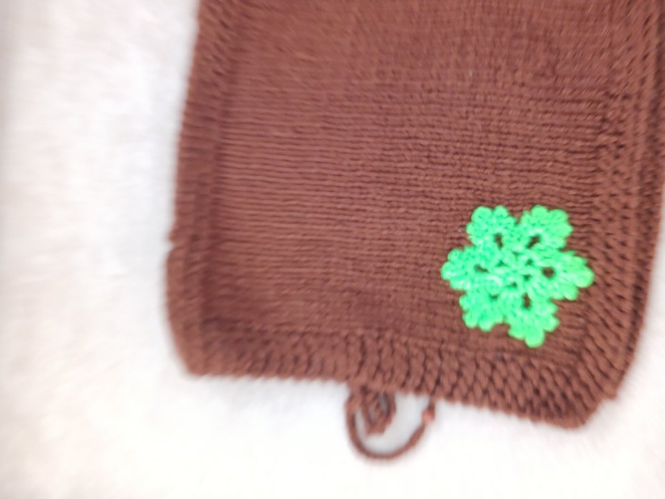 Kahverengi Örgü Çocuk Battaniyesi - Görsel 2