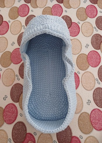 Gri Örgü Bebek Sepeti - Görsel 2