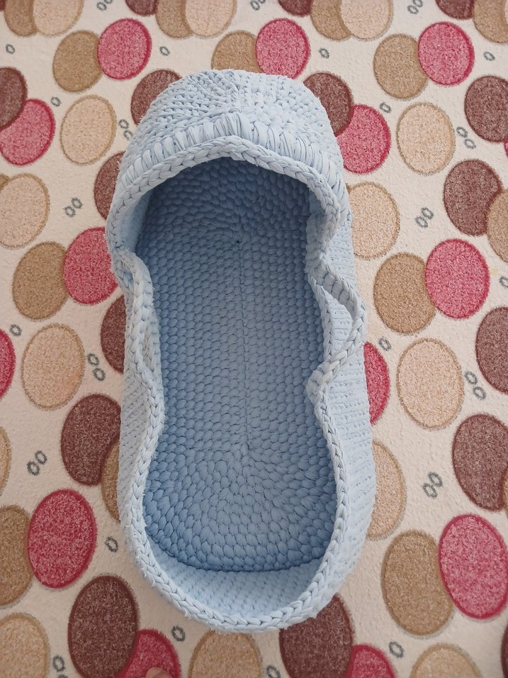 Gri Örgü Bebek Sepeti - Görsel 2