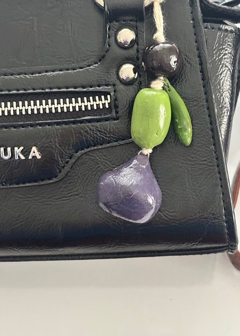 El Yapımı İncir & Zeytin Figürlü Çanta Aksesuarı  - Görsel 2