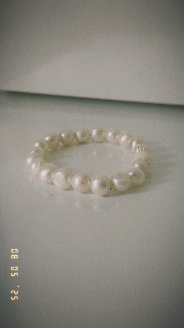 Gerçek inci bileklik - Görsel 2