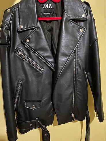 Zara oversize biker ceket